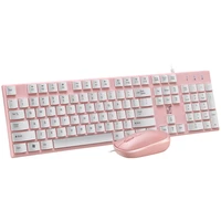 wired keyboard and mouse set office keyboard gaming keyboard home keyboard ergonomic keyboard for laptop pc