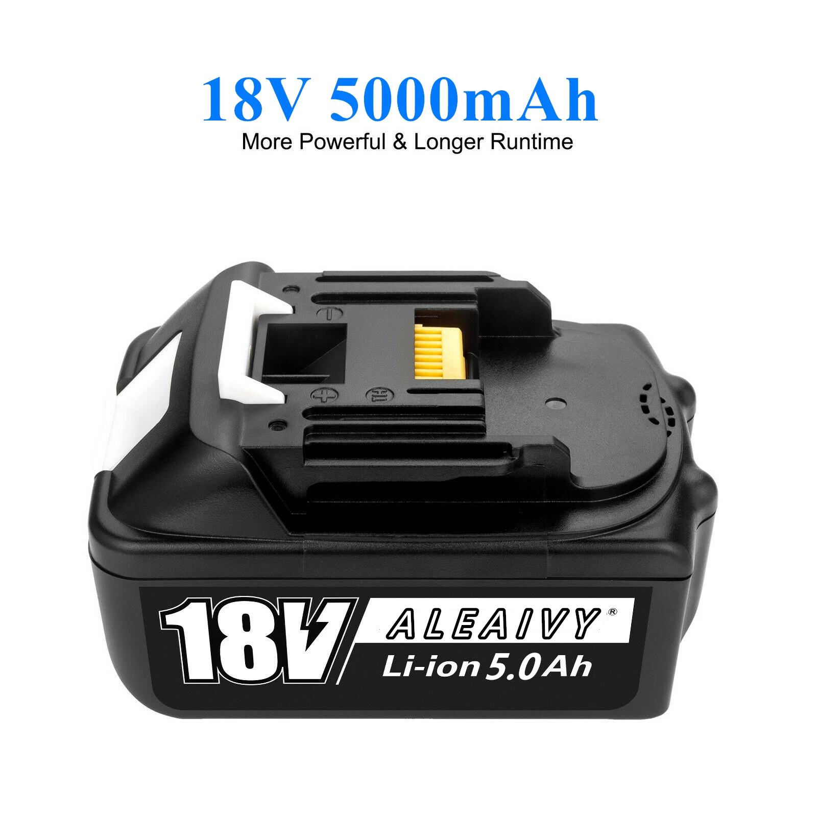 

Аккумуляторная литий-ионная батарея Aleaivy 18 в 400 Ач для электроинструмента Makita, аккумуляторы 18 в BL1840 BL1850 BL1830 BL1860B LXT
