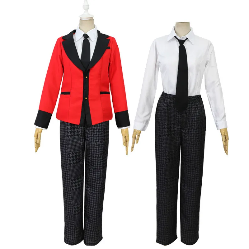 

7PCS Full Set JP Anime Kakegurui Cosplay Costume Halloween Jabami Yumeko Cosplay Costume Igarashi Sayaka COSPLAY school uniform