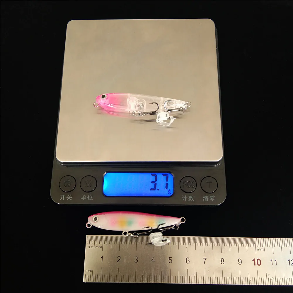 

TSURINOYA 4PCS 60mm 3.1g Mini Pencil Fishing Lure Floating Water Hard Bait Wobblers Swimbait Pesca Isca
