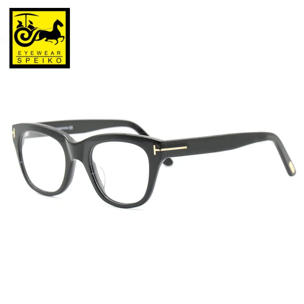 Квадратные ацетатные оправы TF0237 с оригинальным логотипом могут быть изготовлены