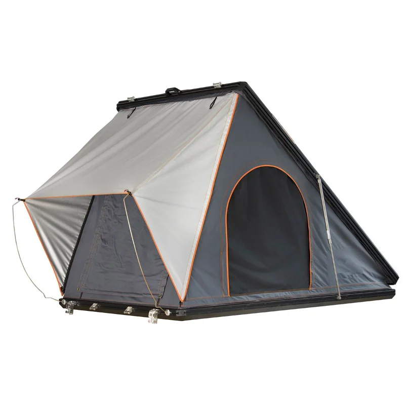 Camping Tent Hard Shell Car Tents Automatic Pop Up Tents Aluminum Travel Outdoor Roof Tent Waterproof Free Ladder and Mattress