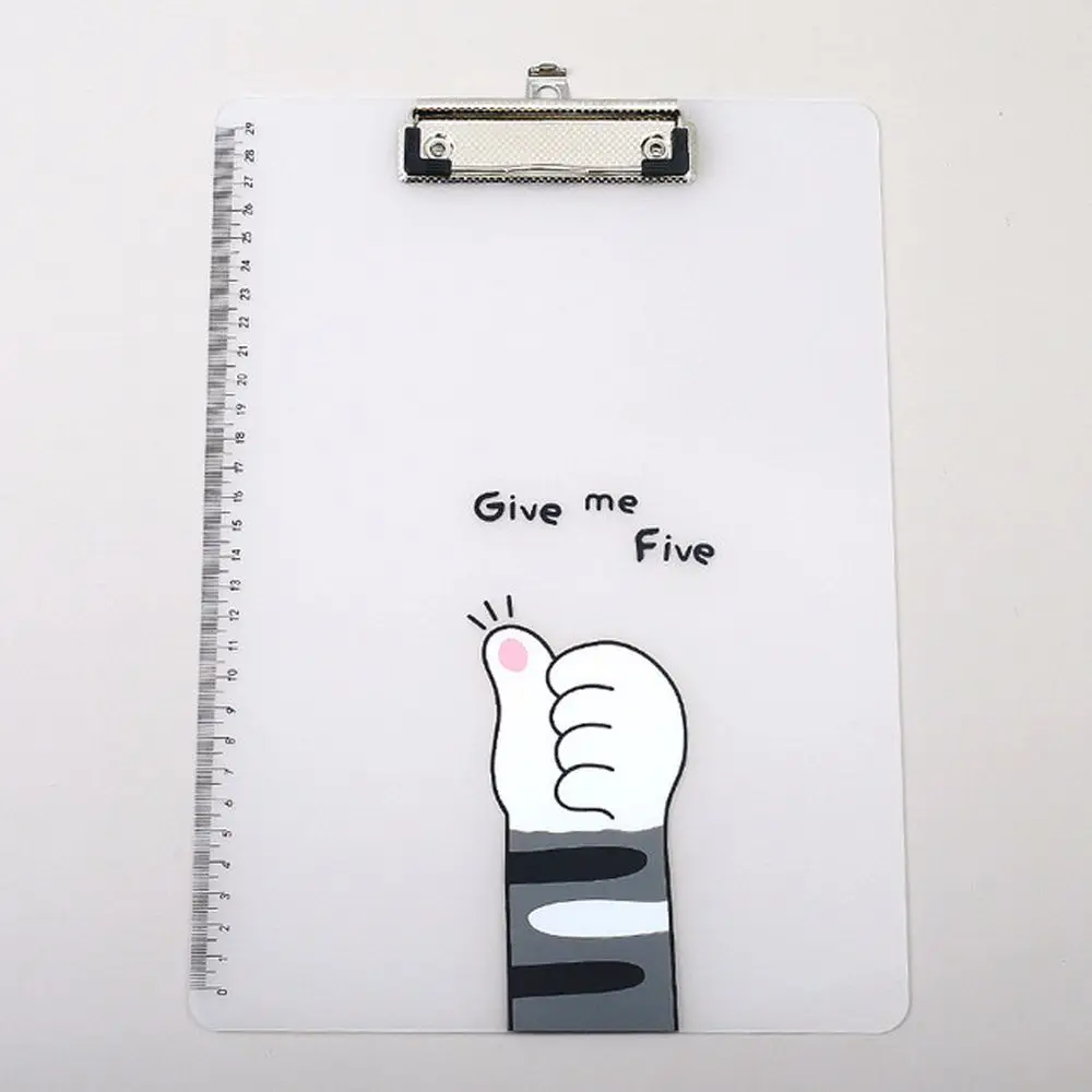 Симпатичный прозрачный блокнот для записей с металлическим крючком пластиковая