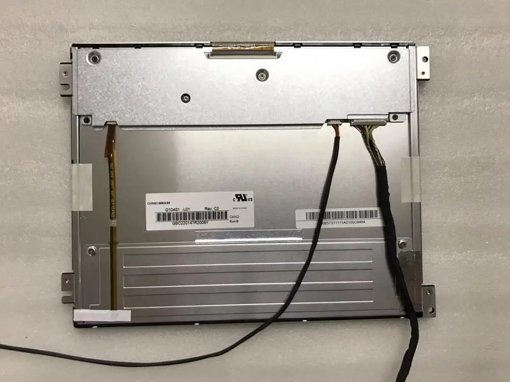 ЖК панель с диагональю 10 4 дюйма и кабельной линией. 100% Протестировано перед