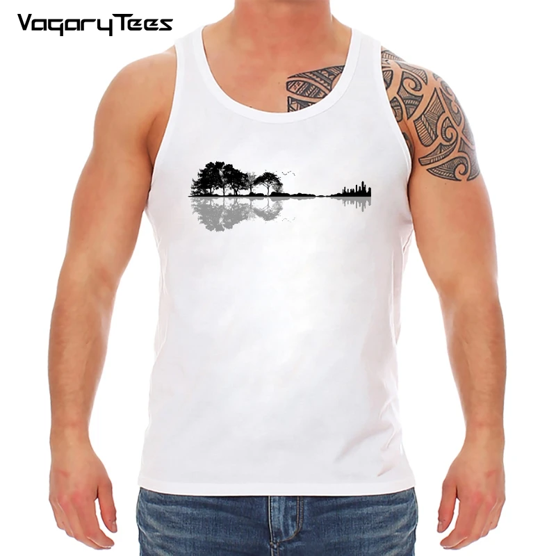 

Женский топ без рукавов VagaryTees, повседневный топ в стиле хип-хоп с аниме-принтом, с изображением гитары