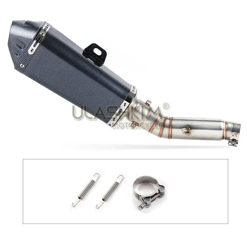 Выхлопная труба глушителя для мотоцикла средняя без шнуровки HONDA CBR400 CB500R CBR500R