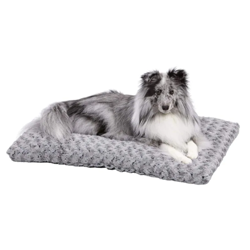 

Winter warm pet supplies rose velvet square pet litter mat kennel cat litter