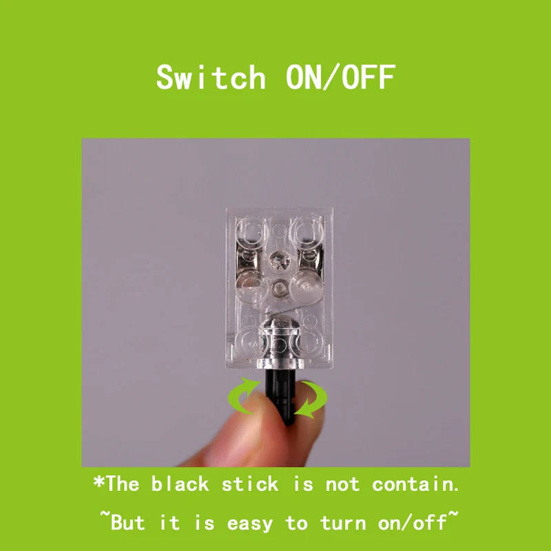 5 шт. пластиковые строительные блоки Кирпичи DIY сборка LED светящийся совместимый