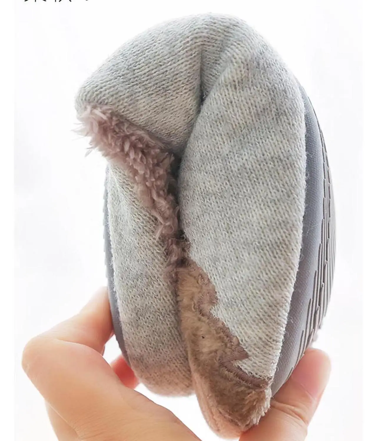 Милые женские пушистые тапочки Ежик из пеноматериала с эффектом памяти домашние