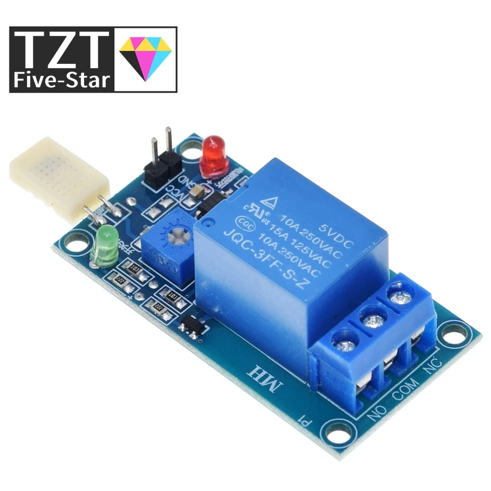 Завеса HR202 DC 5 в 1 канал 1CH влажности Сенсор переключатель релейный модуль