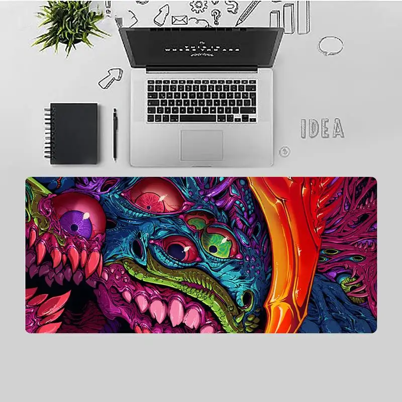 

Hyper Beast Ghost Keyboards Mat Rubber Gaming mousepad Desk Mat Desk Table Protect Game Office Work Mouse Mat pad Nonslip Laptop