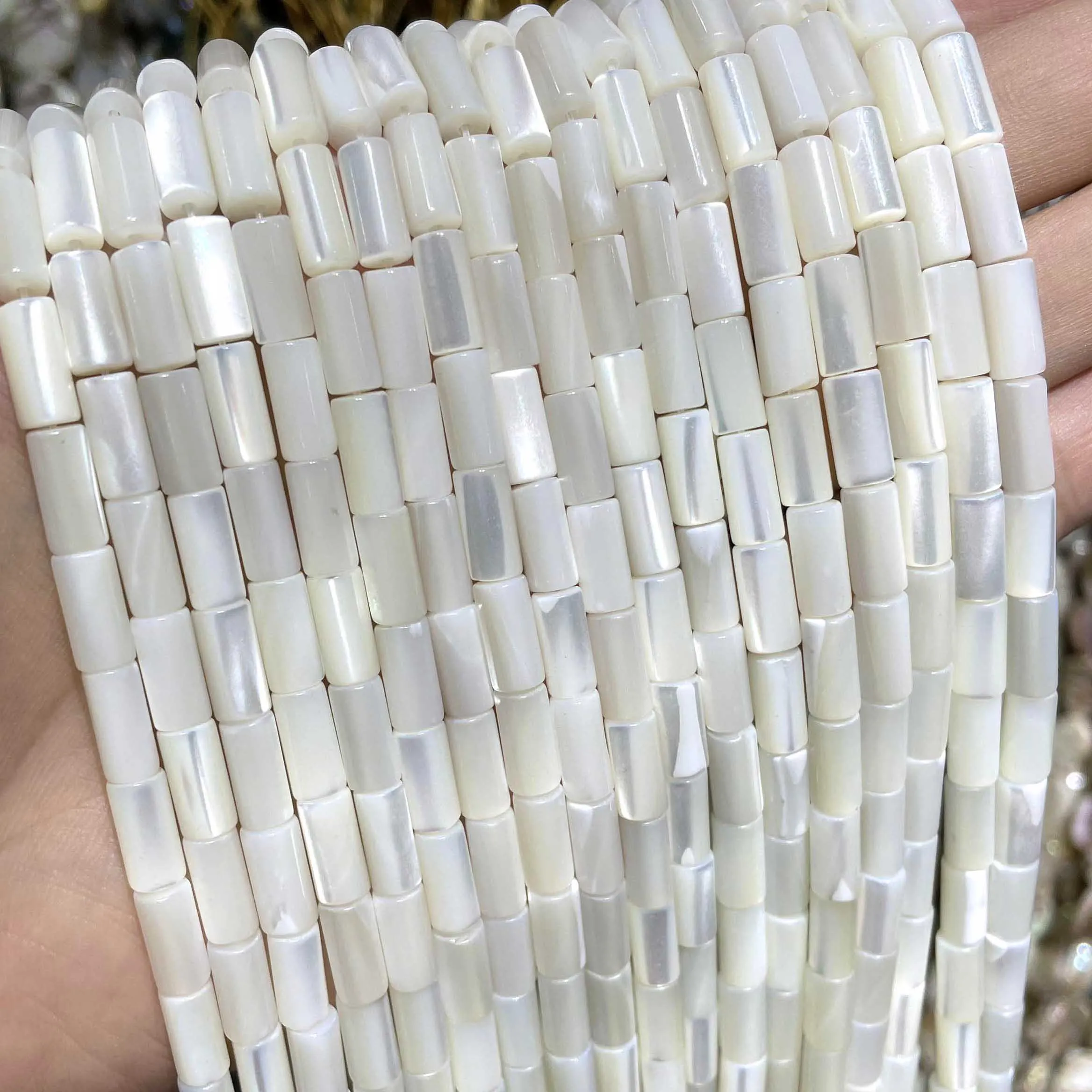 Натуральные бусины-разделители для изготовления ювелирных изделий своими