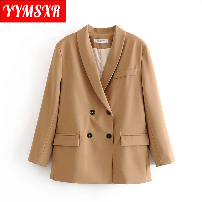 Women's Suit Jacket Casual All-match Autumn and Winter New Style Pure Color Fashion Elegant Clothes Loose Long-sleeved Top | Женская
