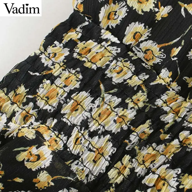 Женское платье миди Vadim Повседневное до середины голени с v образным вырезом