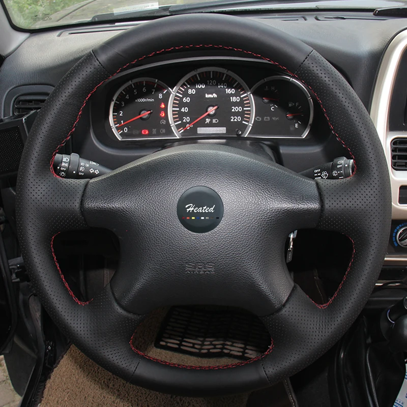 Оплетка на руль для Nissan Almera N16 Pathfinder Primera Paladin Old XTrail 2001 2006 Renault Samsung SM|on the steering wheel|wheel