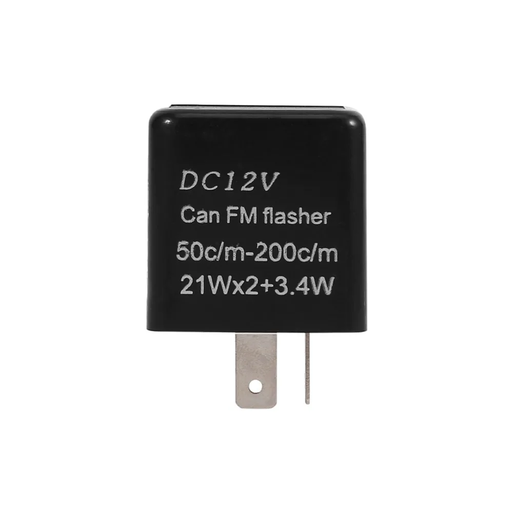12В 2-контактный светодиодный фонарик с регулируемой частотой релейный сигнал
