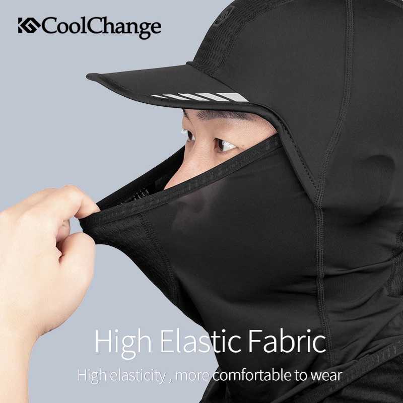 Мужская и женская летняя крутая велосипедная маска для лица светоотражающая