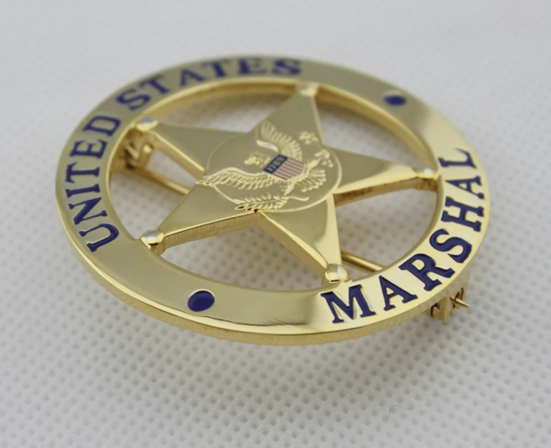 Классический значок маршала США копия Фильма Prop pin Badge|Значки| |