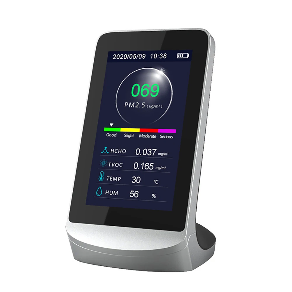 Dienmern Многофункциональный монитор качества воздуха PM2.5 детектор газа анализатор