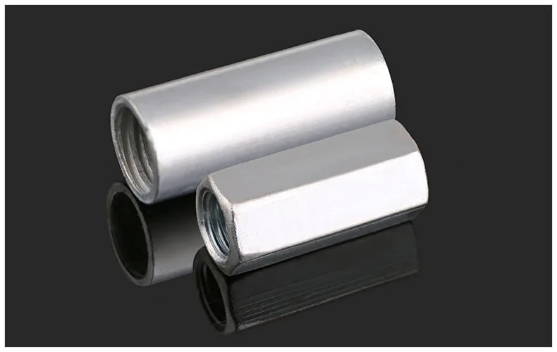 4 8 углеродистая сталь оцинкованная удлиненная гайка M6 M8 M10 M12 M14 M18 M20 двойная