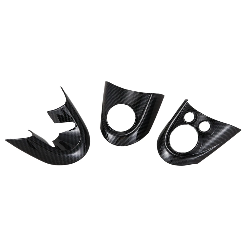 

Car Carbon Fiber Steering Wheel Decoration Stickers, Interior Modification Accessories, for 2018-2020 Mini Cooper S