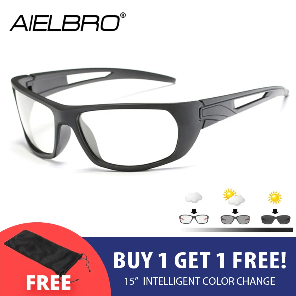 Поляризационные фотохромные велосипедные очки для мужчин и женщин мужские