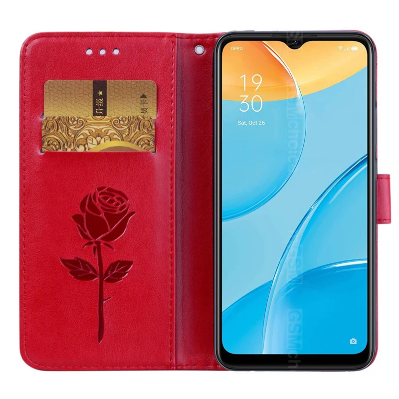 Cover For OPPO A15 CPH2185 Case Telefone Protector PU Leather Wallet Flip Case For OPPO A 15 Funda Stand Book Capa Shell Bag