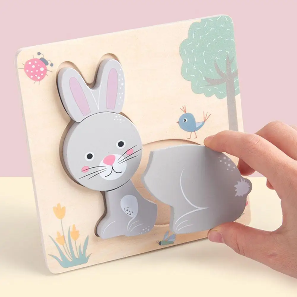 

Пазлы деревянные яркие для детей 1-2-3 лет, 1 комплект