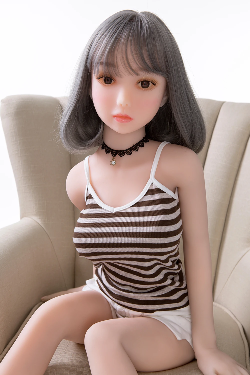 115 см милая Силиконовая секс кукла Реалистичная для любви японская искусственная