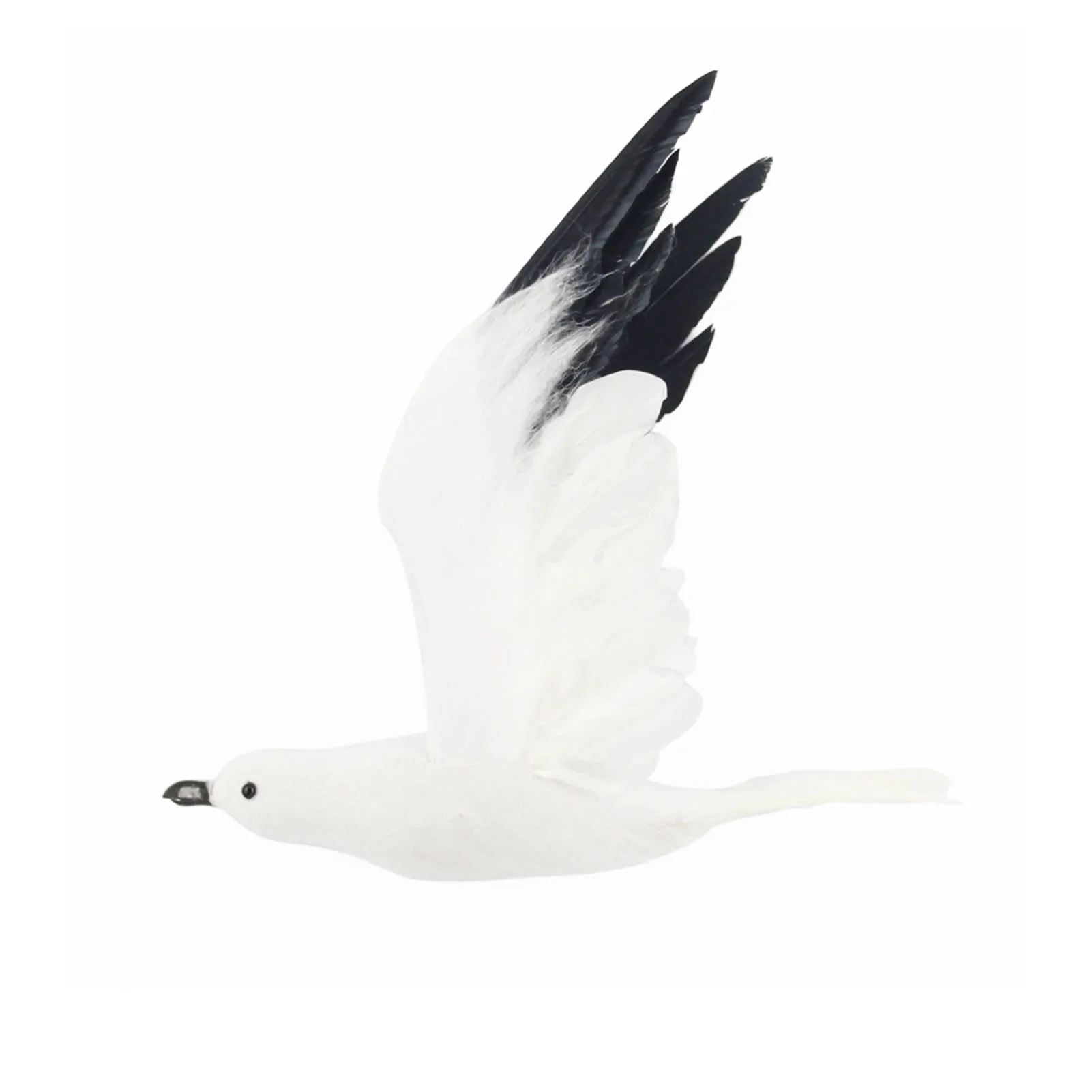 

Vivid Handicraft Artificial Animal Simulation Seagulls Artificial Real Feathers Bird Model Garden Wedding Supply Home Decor Way