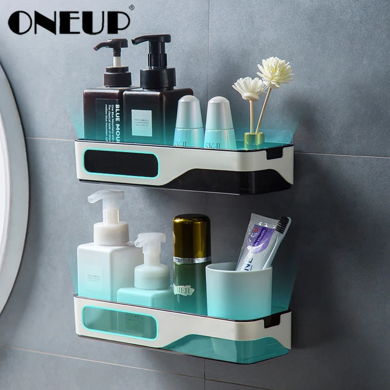 ONEUP Muro Del Bagno Montato стойка для шампуня косметическая Полка кухни пластиковая