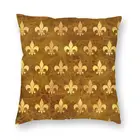 Наволочка для диванной подушки, 40x40 см, с изображением цветов лилии