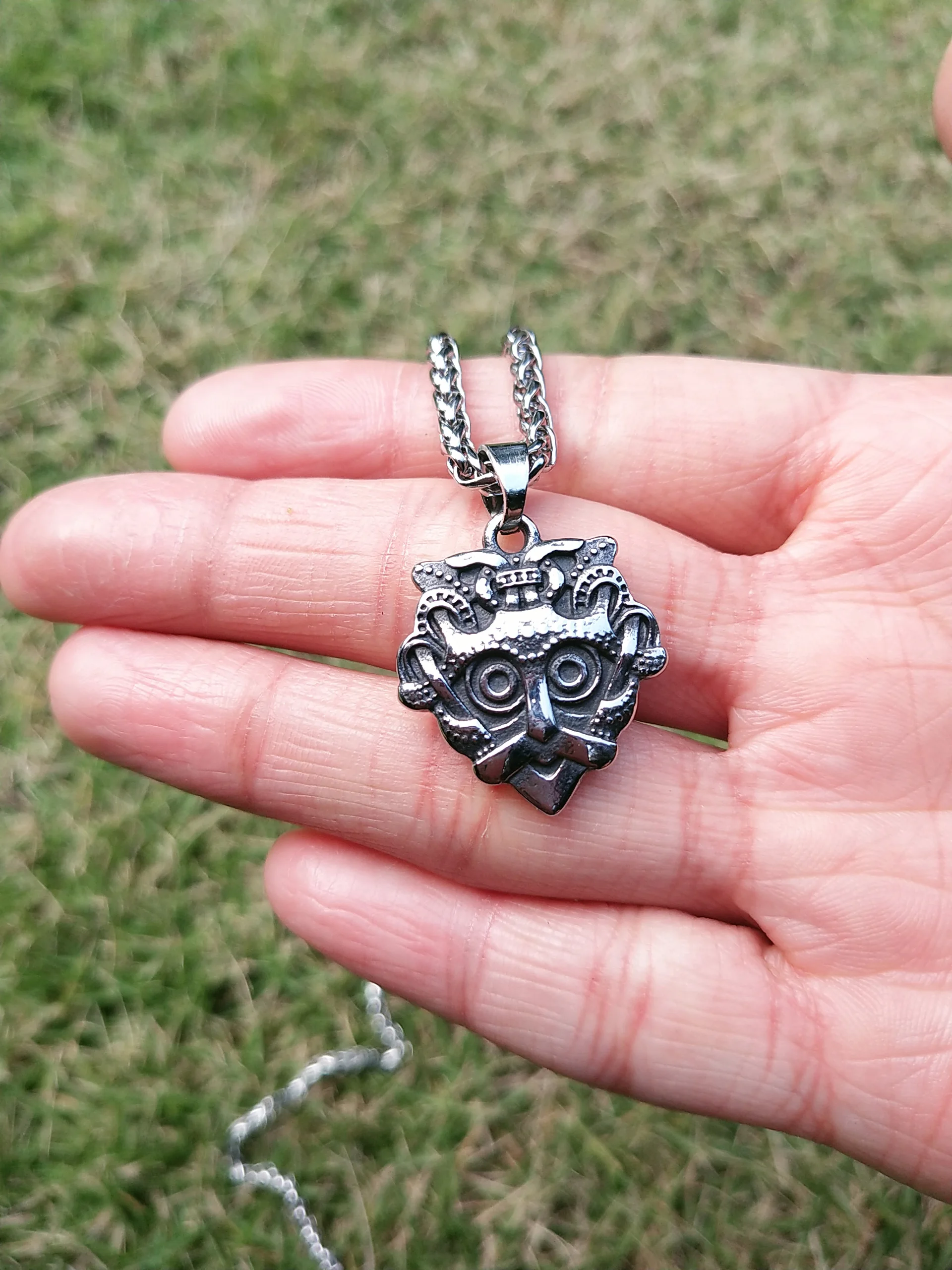 Оригинальный внешний Амулет из нержавеющей стали маленький размер с подарочной