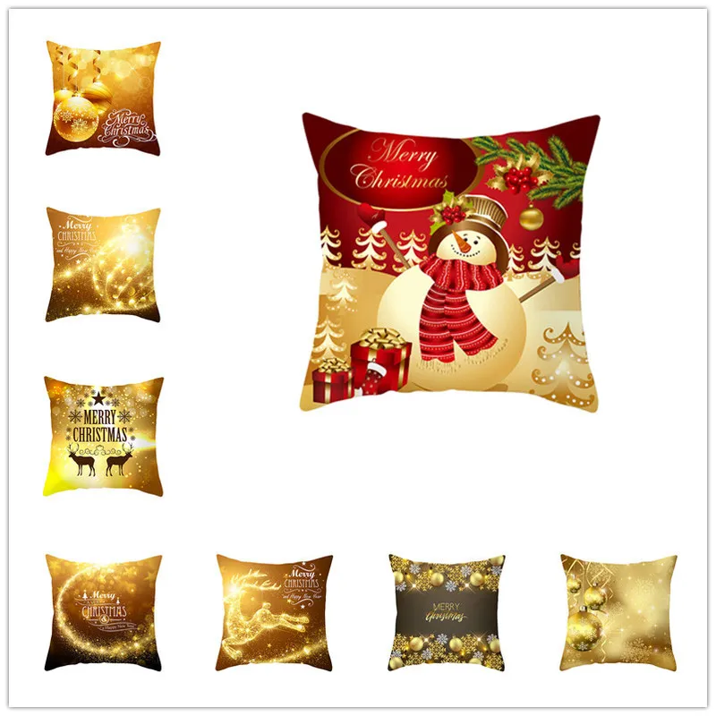 Рождественские украшения счастье Новогодние рождественские подарки 45x45 см