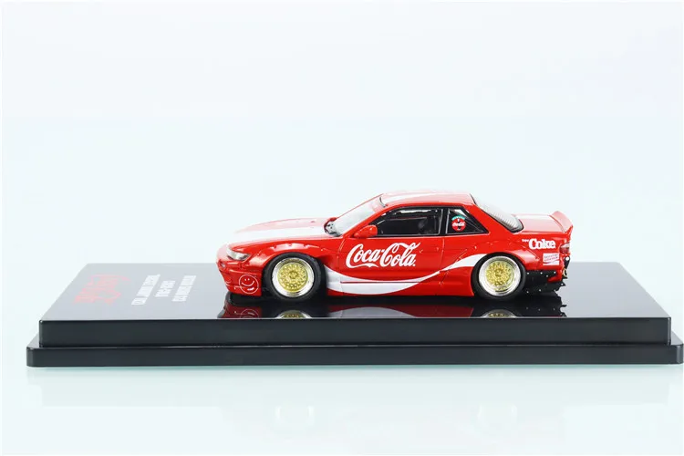 INNO 1:64 INNO64 x тодрожжи RedCOLA NISSAN SILVIA S13 ROCKET BUNNY V2 литые модели автомобилей | Игрушки и