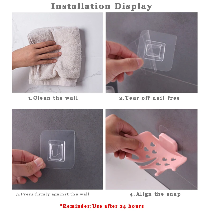 

Multifunctional Novelty Soap Dish Home Punch-free Suction Cup Type Soap Drain Rack Bathroom Wall Hanging Type Soap Storage Plate