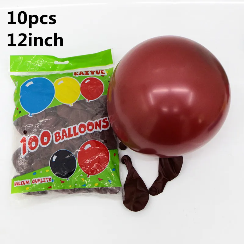 10pcs 12inch 2 шт. 36 дюймов Кокосовое Дерево лист фольги Воздушные шары День рождения Декор свадебного номера пальмовый лист алюминиевые globos открытие церемонии - Цвет: 10pcs 12inch