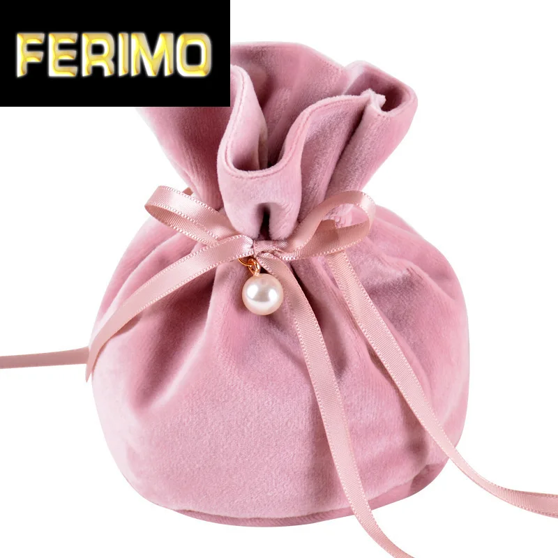 

Cloth bag wedding candy box boite dragees de mariage conos papel boda cookie bags birthday jewelry 20pcs