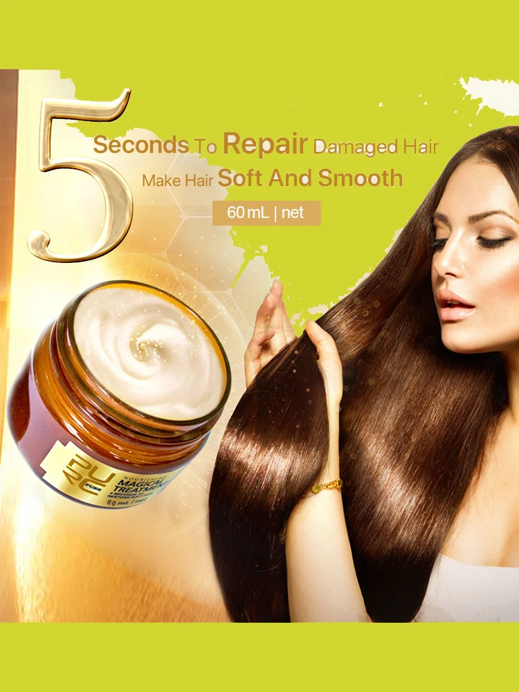 60 мл глубокая питательная маска для волос питательный мягкий и блестящий шампунь