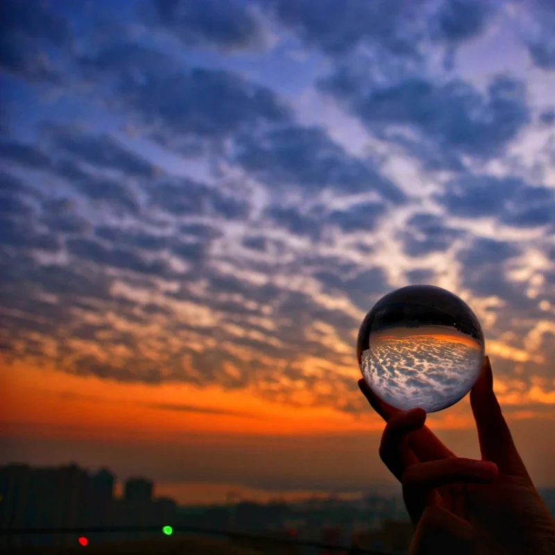 Хрустальный шар Идеально Lensball прозрачный Стекло K9 лечебная Сфера Подставки для