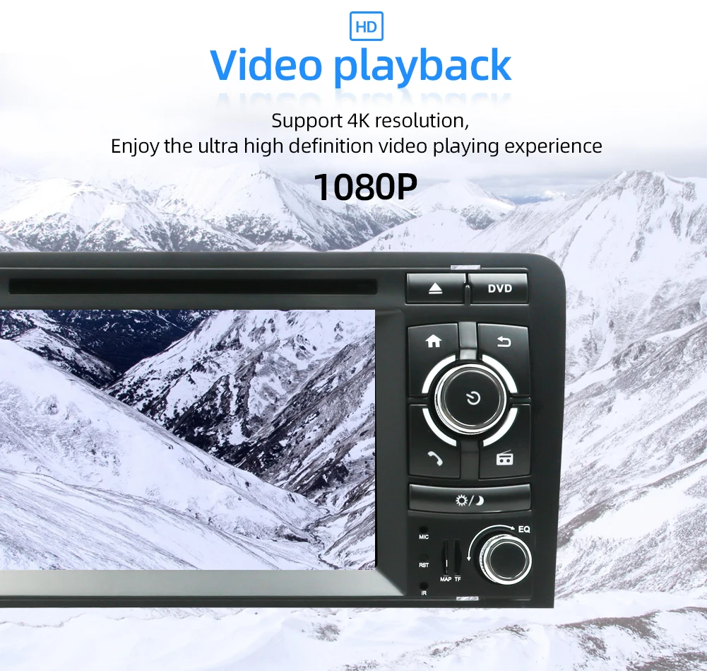 64G rom Восьмиядерный автомобильный dvd-плеер Android 9,0 для Audi A3 2003-2011 Автомагнитола с бесплатной картой и canbus, камерой