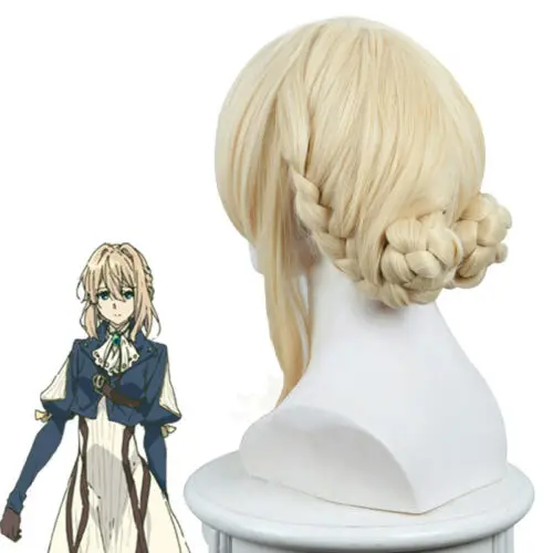 Аниме Фиолет эвергарден Авто память кукла золотой блондин парик косплей