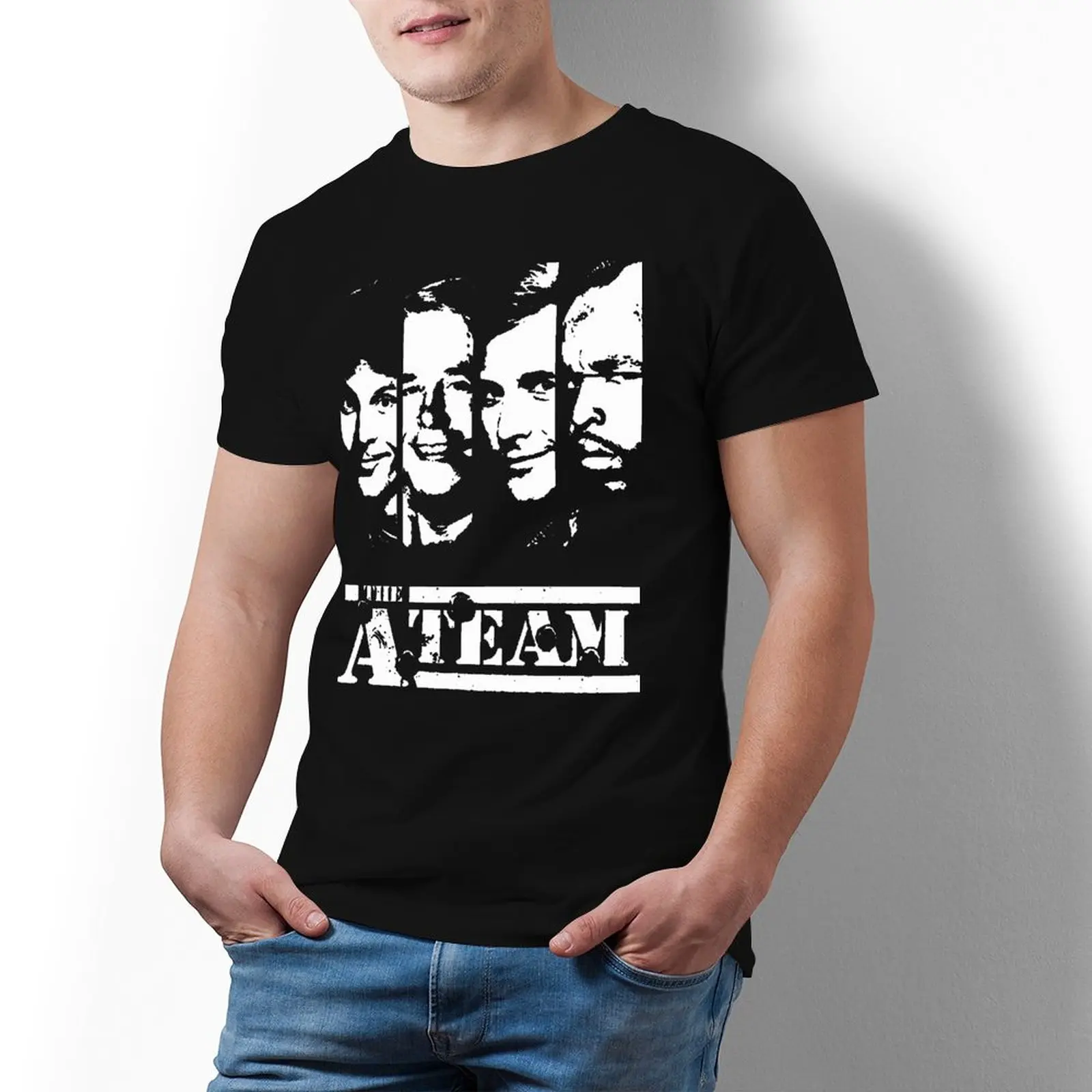 

The A Team Tee Shirt Cute Short Sleeves 100 Cotton T Shirt Beach Printed T-Shirt 3xl Male