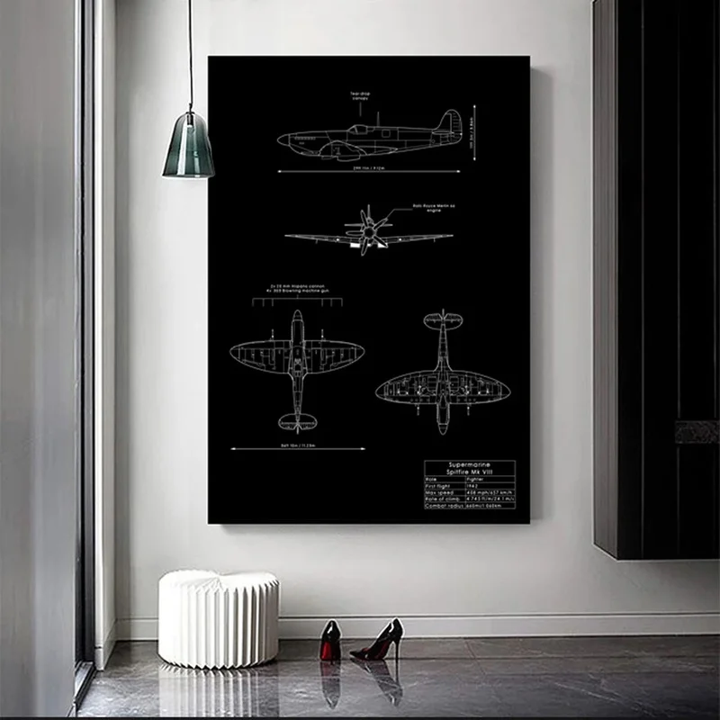 Настенная Картина на холсте с изображением российских ракет | Дом и сад