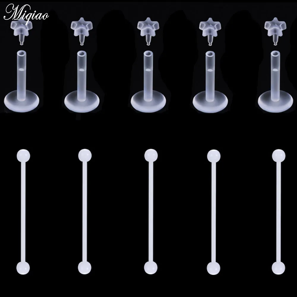 

Miqiao 10pcs Hot-selling Body Piercing Acrylic Lip Nails and Ear Bone Nails