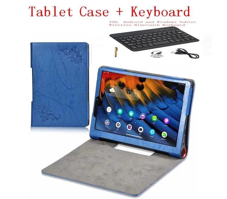 Умный чехол с клавиатурой для lenovo Yoga Tab5 YT X705 10 1 дюймов планшет Bluetooth окрашенное