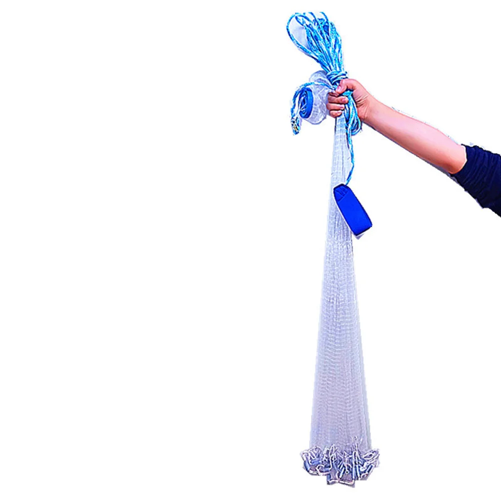 

Рыболовная сеть в американском стиле, рыболовная сеть для морской рыбалки, бросковая рыболовная сеть, инструмент для приманки, ловушка для ...