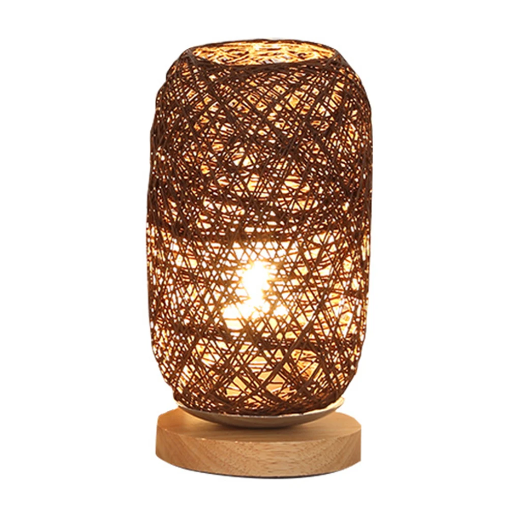 Шпагат шар для домашнего декора Настольный светильник Настольная лампа дерево