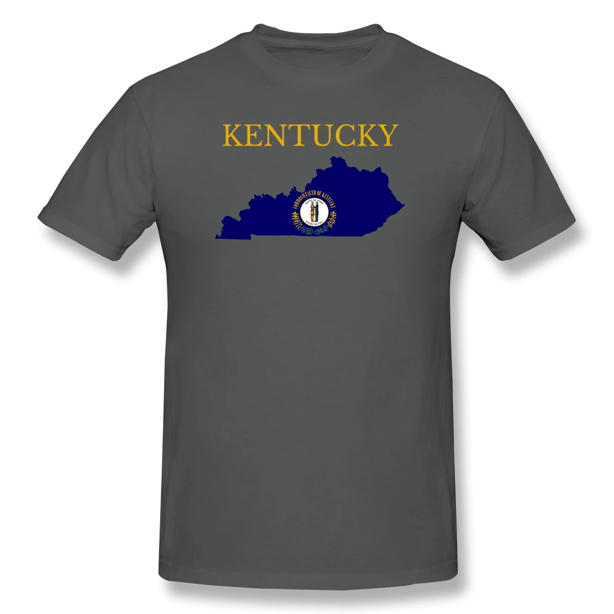 Мужская карта флага Кентукки Национальный Pride Геи США фитнес Новинка графическая