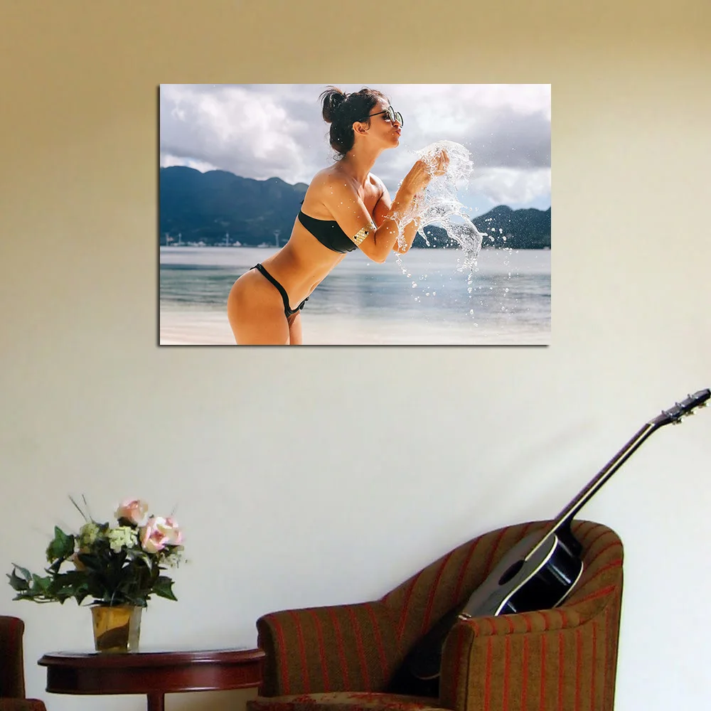 Привлекательная девушка горячее белье модель фото стены фотообои Современная